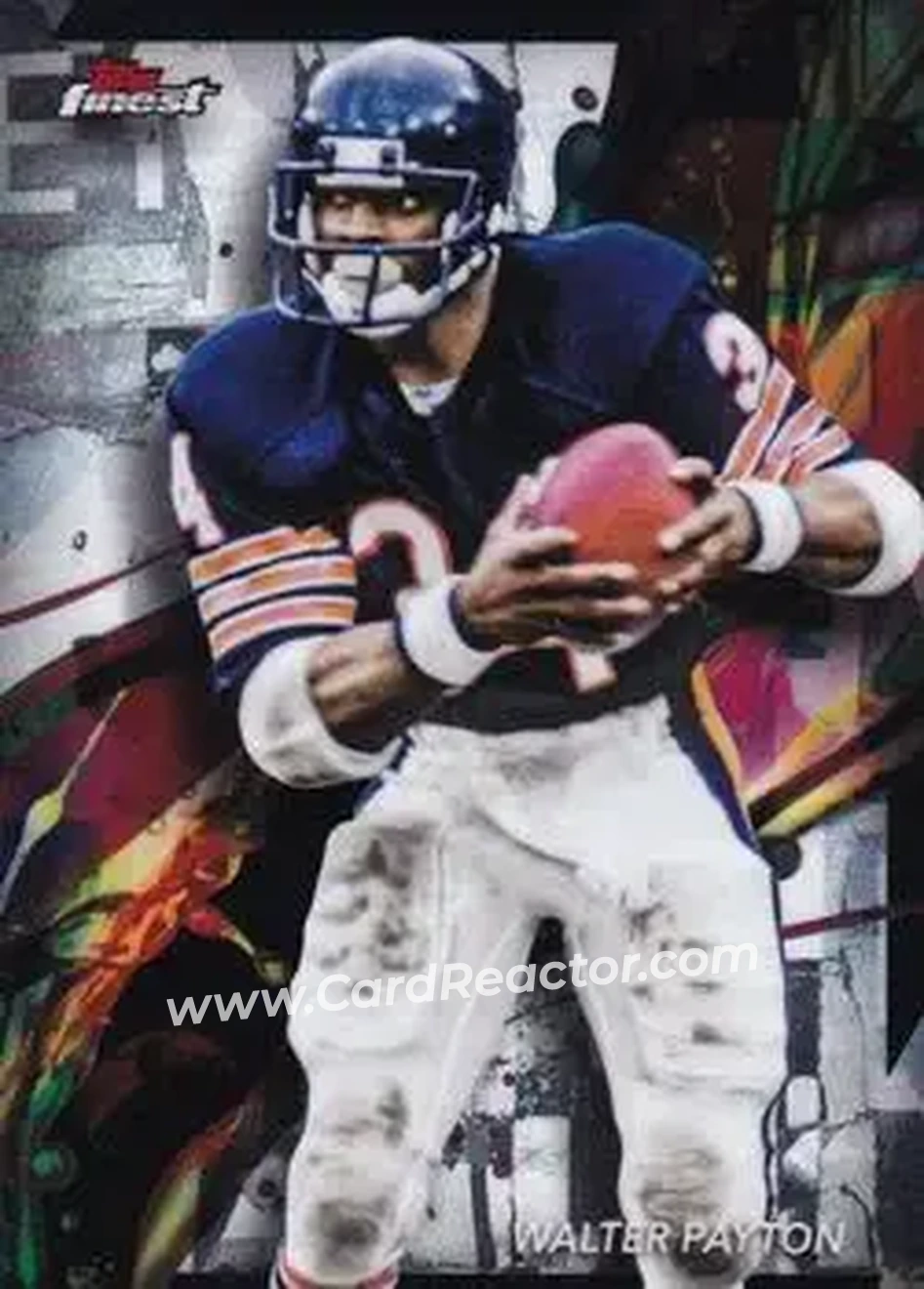 2024 Finest #13 - Walter Payton - Chicago Bears - Front