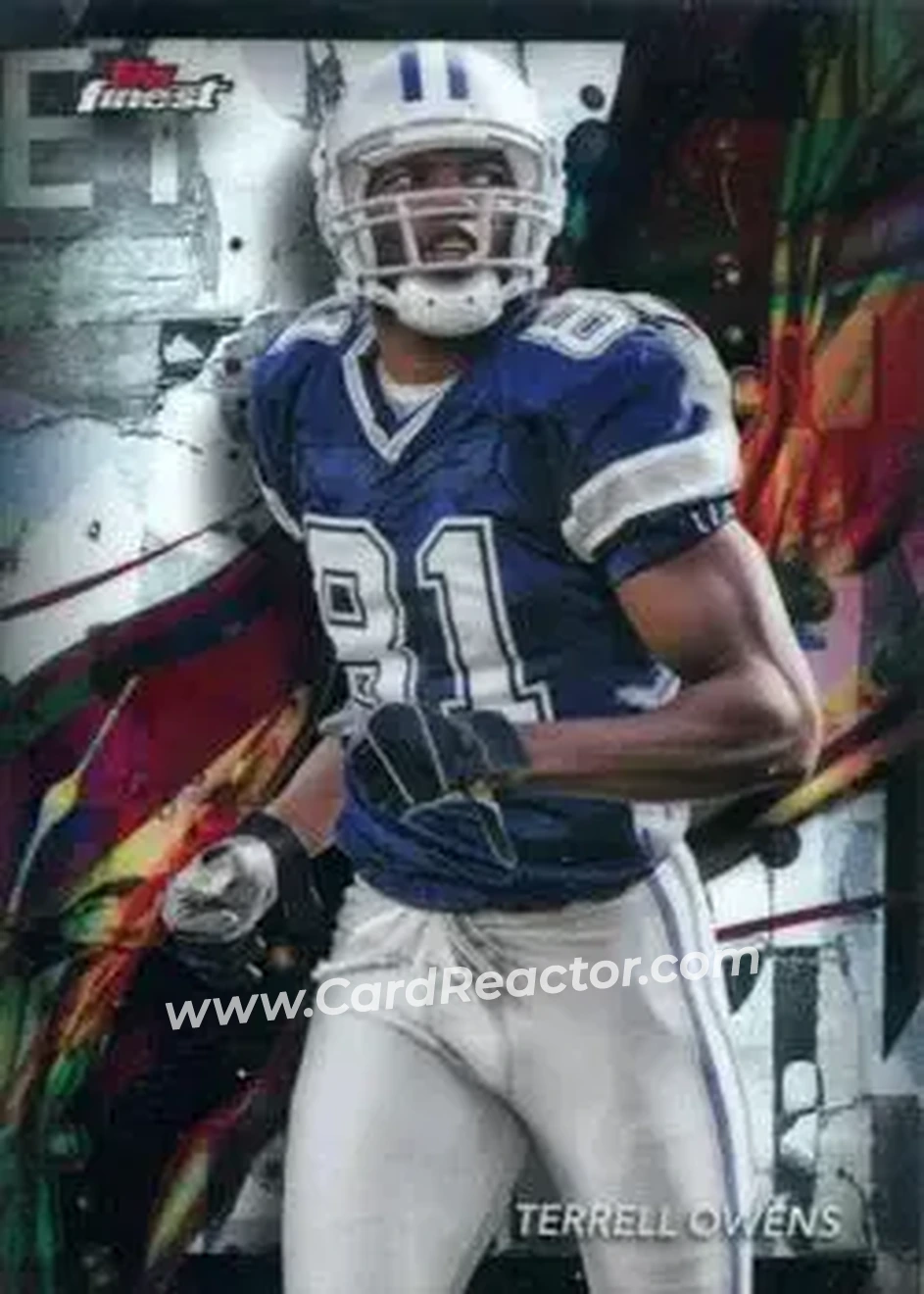 2024 Finest #16 - Terrell Owens - Dallas Cowboys - Front
