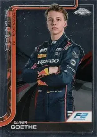 2025 Topps Chrome Formula 1 #26 - Oliver Goethe - MP Motorsport