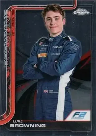 2025 Topps Chrome Formula 1 #28 - Luke Browning - Hitech TGR
