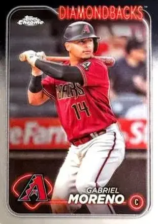 2024 Topps Chrome #21 - Gabriel Moreno - Arizona Diamondbacks