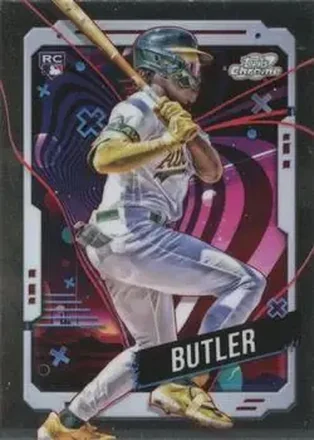 2024 Topps Chrome Cosmic #22 - Lawrence Butler - Oakland Athletics