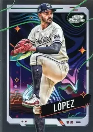 2024 Topps Chrome Cosmic #24 - Pablo López - Minnesota Twins