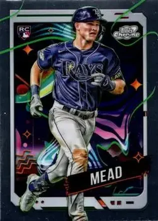 2024 Topps Chrome Cosmic #25 - Curtis Mead - Tampa Bay Rays