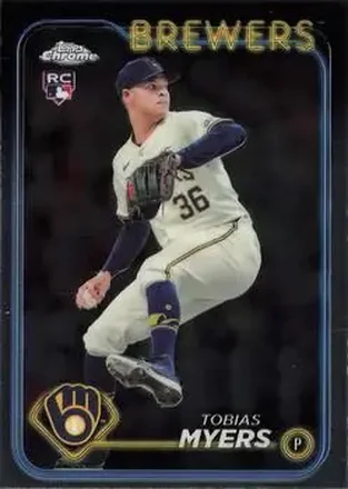 2024 Topps Chrome Update #USC25 - Tobias Myers - Milwaukee Brewers
