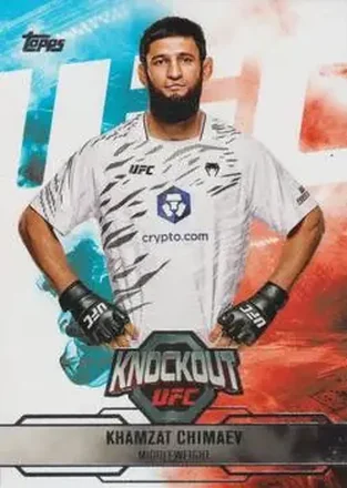 2025 Topps Knockout UFC #50 - Khamzat Chimaev