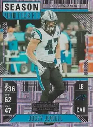 2024 Panini Contenders #13 - Josey Jewell - Carolina Panthers