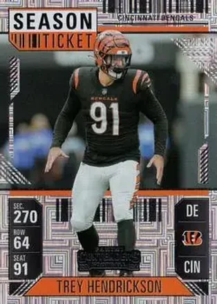 2024 Panini Contenders #19 - Trey Hendrickson - Cincinnati Bengals