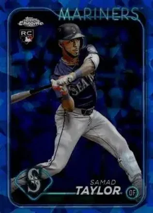 2024 Topps Chrome Update Sapphire Edition #USCS30 - Samad Taylor - Seattle Mariners