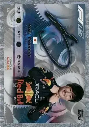 2025 Topps Turbo Attax F1 #35 - Yuki Tsunoda - Oracle Red Bull Racing
