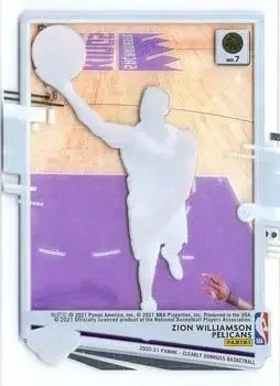 Back of Zion Williamson