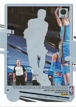 Back of Kristaps Porziņģis