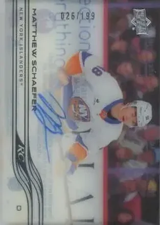2025-26 Upper Deck Clear Cut #CC-MS - Matthew Schaefer - New York Islanders