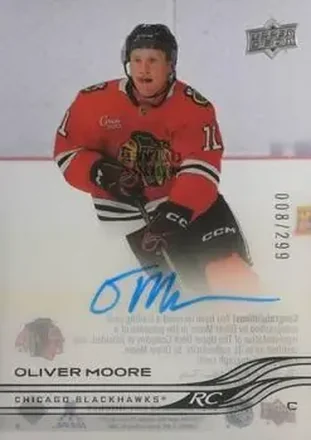 2025-26 Upper Deck Clear Cut #CC-OM - Oliver Moore - Chicago Blackhawks