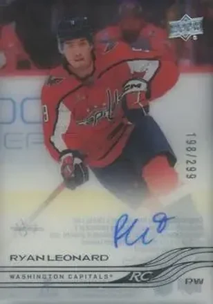 2025-26 Upper Deck Clear Cut #CC-RL - Ryan Leonard - Washington Capitals