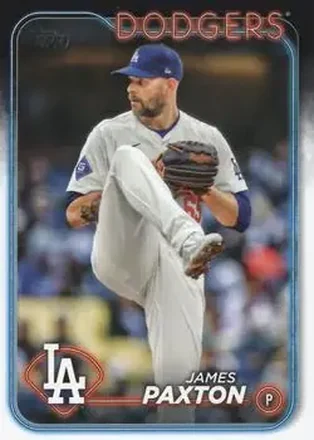 2024 Topps Update #US27 - James Paxton - Los Angeles Dodgers