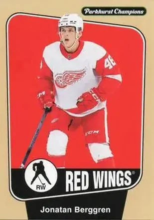 2024-25 Parkhurst Champions #13 - Jonatan Berggren - Detroit Red Wings