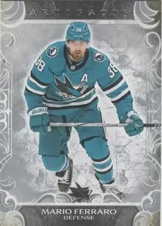 2024-25 Upper Deck Artifacts #11 - Mario Ferraro - San Jose Sharks