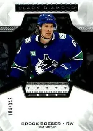 2024-25 Upper Deck Black Diamond #BDB-BR - Brock Boeser - Vancouver Canucks