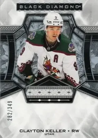 2024-25 Upper Deck Black Diamond #BDB-CK - Clayton Keller - Utah Hockey Club