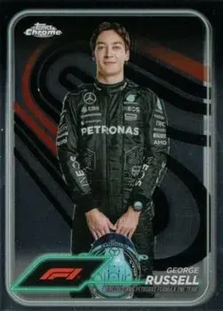 2024 Topps Chrome Formula 1 #5 - George Russell - Mercedes-AMG Petronas Formula One Team