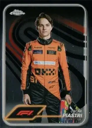 2024 Topps Chrome Formula 1 #8 - Oscar Piastri - McLaren F1