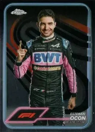 2024 Topps Chrome Formula 1 #9 - Esteban Ocon - BWT Alpine F1 Team