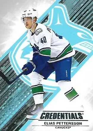 2024-25 Upper Deck Credentials #15 - Elias Pettersson - Vancouver Canucks