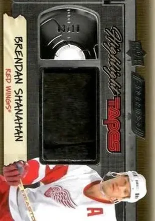 2024-25 Upper Deck Engrained Icons - Highlight Tapes Gold #HT-BS - Brendan Shanahan - Detroit Red Wings