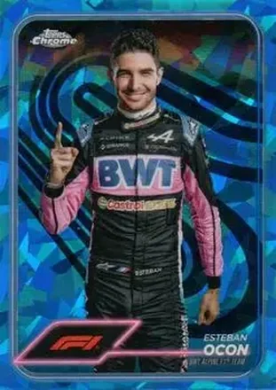 2024 Topps Chrome Sapphire Edition Formula 1 #9 - Esteban Ocon - BWT Alpine F1 Team
