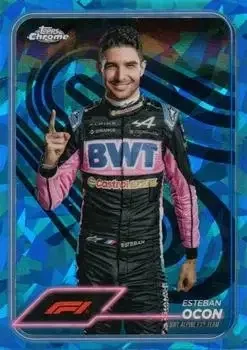 2024 Topps Chrome Sapphire Edition Formula 1 feature card