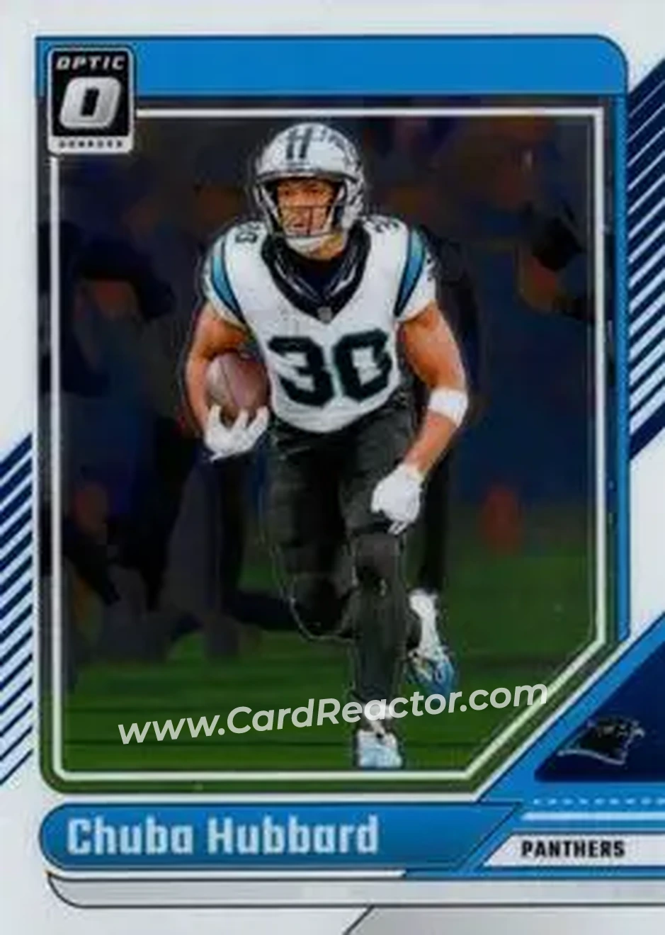 2024 Donruss Optic #28 - Chuba Hubbard - Carolina Panthers - Front