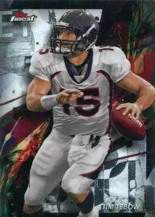 2024 Finest #23 - Tim Tebow - Denver Broncos