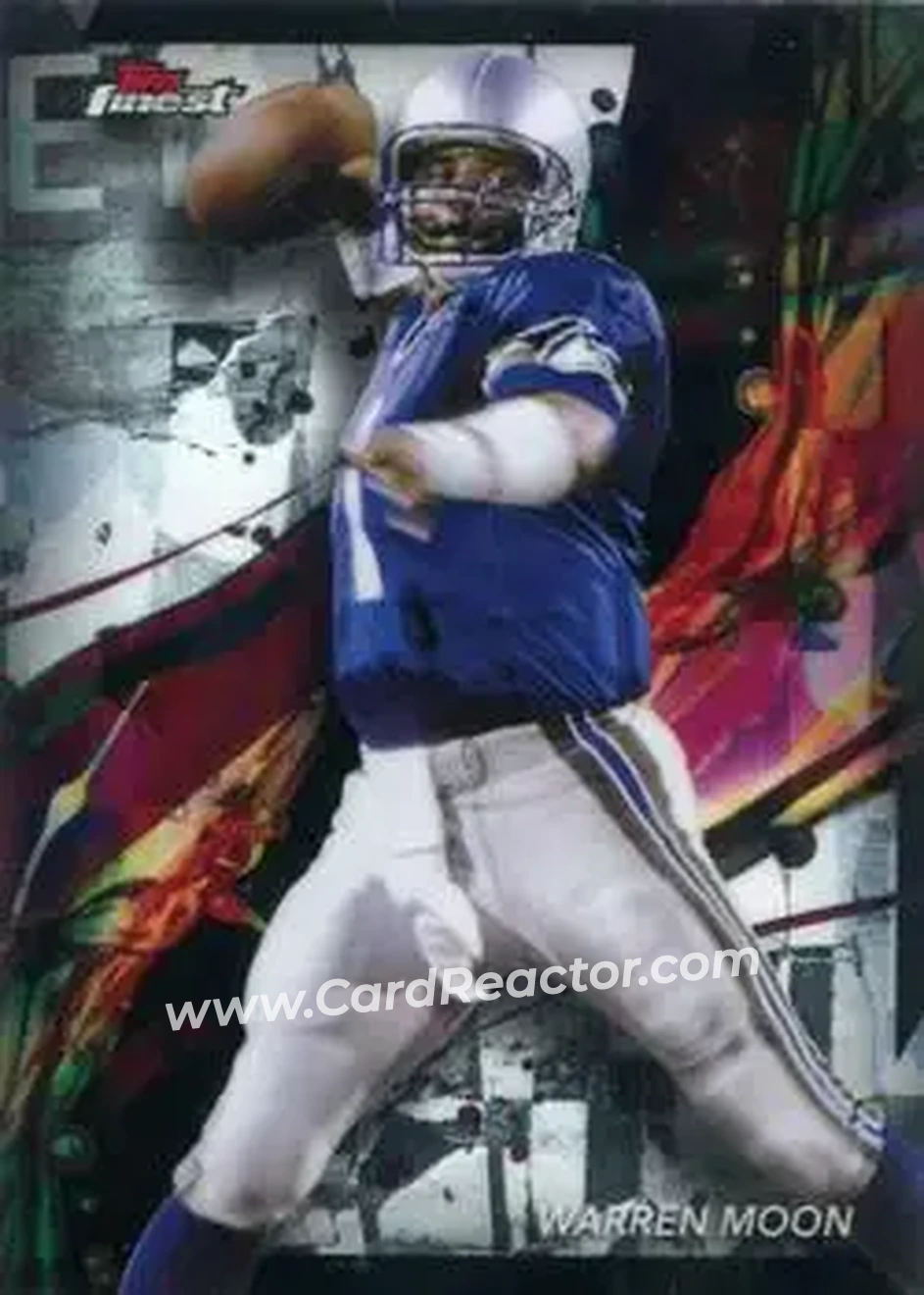 2024 Finest #30 - Warren Moon - Seattle Seahawks - Front