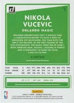 Back of Nikola Vučević
