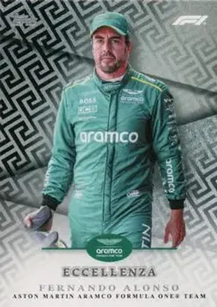 2024 Topps Eccellenza Formula 1 #NNO - Fernando Alonso - Aston Martin Aramco Cognizant F1 Team