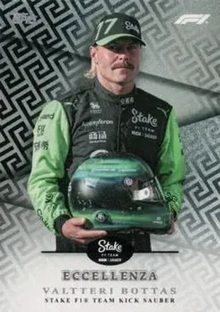 2024 Topps Eccellenza Formula 1 #NNO - Valtteri Bottas - Stake F1 Team KICK Sauber