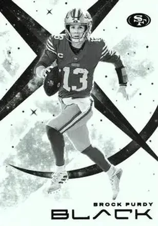 2024 Panini Black - White Night #WN-BPY - Brock Purdy - San Francisco 49ers