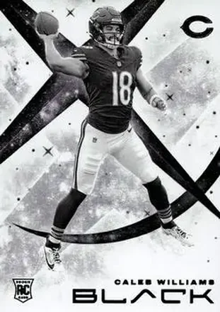 2024 Panini Black - White Night #WN-CWS - Caleb Williams - Chicago Bears