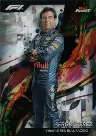 2024 Topps Finest Formula 1 #2 - Sergio Perez - Oracle Red Bull Racing