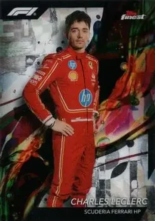 2024 Topps Finest Formula 1 #3 - Charles Leclerc - Scuderia Ferrari HP