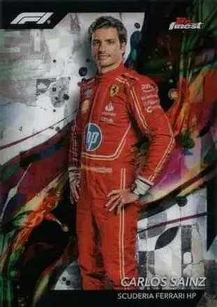 2024 Topps Finest Formula 1 #4 - Carlos Sainz - Scuderia Ferrari HP