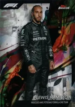 2024 Topps Finest Formula 1 #6 - Lewis Hamilton - Mercedes-AMG Petronas Formula One Team