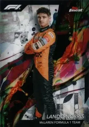 2024 Topps Finest Formula 1 #7 - Lando Norris - McLaren F1