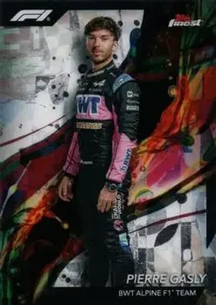 2024 Topps Finest Formula 1 #10 - Pierre Gasly - BWT Alpine F1 Team