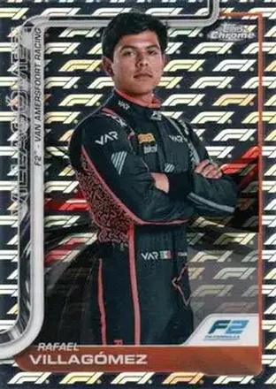 2025 Topps Chrome Logofractor Edition Formula 1 #42 - Rafael Villagómez - Van Amersfoort Racing