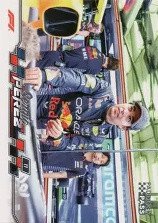 2024 Topps Paddock Pass Formula 1 #2b - Sergio Perez - Oracle Red Bull Racing