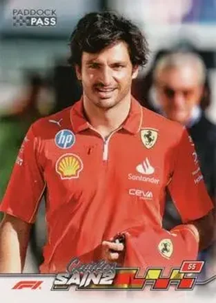 2024 Topps Paddock Pass Formula 1 #4a - Carlos Sainz - Scuderia Ferrari
