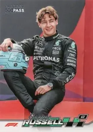 2024 Topps Paddock Pass Formula 1 #5b - George Russell - Mercedes-AMG Petronas Formula One Team