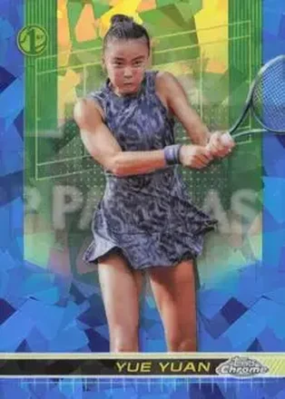 2024 Topps Chrome Sapphire Edition #7 - Yue Yuan
